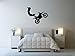 Motocross Wall Decal Sticker 9 - Decal Stickers and Mural for Kids Boys Girls Room and Bedroom. Dirt Bike Wall Art for Home Decor and Decoration Ð Extreme Sports Motocross Bike Silhouette Mural