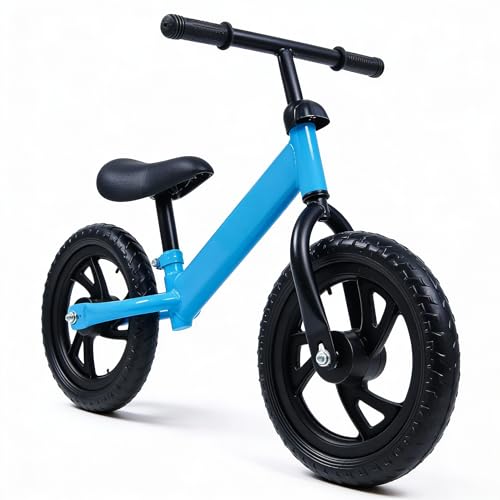 Bicicleta de Equilíbrio Infantil URBANIUS Sem Pedal com Guidão 360 e Assento Ajustável 2 a 4 Anos, Desenvolve Equilíbrio e Coordenação, Certificada INMETRO