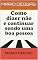 Livro Como dizer NÃO e continuar sendo uma boa pessoa.