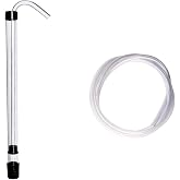 FastRack Auto Siphon 3/8" with 3 Ft Hose | Food-Grade BPA-Free Tubing | Bottling &amp; Siphoning Kit for Homebrewing Beer, Wine, Mead &amp; Cider | Carboy Filling Transfer Pump | Made in USA