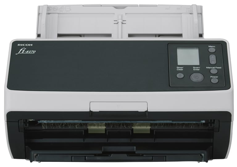 RICOH fi-8170 Premium Bundle Professional High Speed Document Scanner with 4 Years of Service