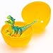 YIHONG 48 Pcs Easter Eggs Prefilled with Assorted Natural World Animal Figures, Bright Colorful Plastic Surprise Eggs for Kids Party Favors, Easter Egg Stuffers Fillers