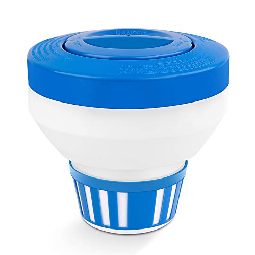 Dopobo Chlorine Dispenser Chlorine Floater Floating Chemical Dispenser for Swimming Pool, Spa