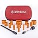 Bi-Metal Hole Saw Kit, 16-Piece 3/4 Inch To 3 Inch Heavy Duty Steel Corn Hole Drilling Cutter Set with Drill Bit Adapter & Extension for Cutting Wood, Plastic, Aluminum, Metal Stainless Steel（SILIVN）