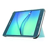 Samsung Galaxy Tab A 9.7 case , Ultra Slim Leather Flip Stand Smart Case Cover with Auto Wake Sleep Function 2015 ,(Sky Blue)