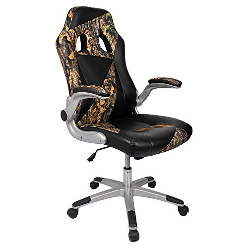 Gaming Chair, High Back Pu Leather Chair With Special Beautiful Camo Style Ergonomic Office