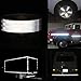 Conspicuity Tape Dot Class 2 White Reflective Tape Roll Adhesive Sticker for Cars, Trucks, Trailers, Campers, Boats, or Mailboxes (2