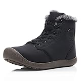 Dannto Snow Boots High Top Waterproof Outdoor Fur Lined Winter Warm Shoes Ankle Booties For Men Women