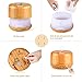 Prome 500ml Essential Oil Diffuser Wood Grain Ultrasonic Aromatherapy Oil Diffuser with Adjustable Mist Mode Waterless Auto Shut-Off Humidifier and 4 Timer Settings for Bedroom Office,14 Color Lights