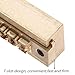 5cm Brass T-Slot Fixture Holder Fit 4-5 Alphabet Letters Font Stamp Tool