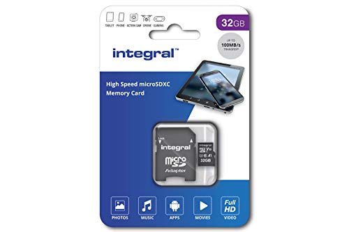 Integral-UltimaPro-Memory-Card-64-GB-microSDHCXC-100MBs-Class-10-UHS-I-U1-V10-Adapter