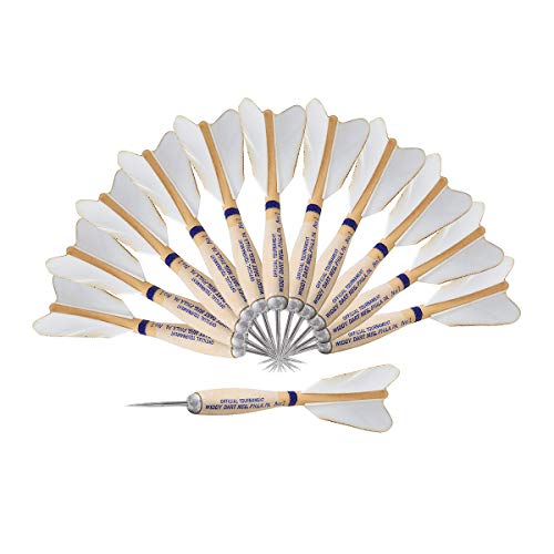 Widdy Classic American Style Steel Tip Darts, 12 Pack Sporting Goods