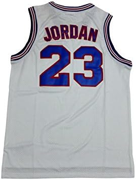 Domminkez Jordan 23# Space Jersey Squad Basketball Halloween White/Black S/XXL