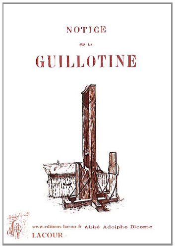 Notice sur la guillotine