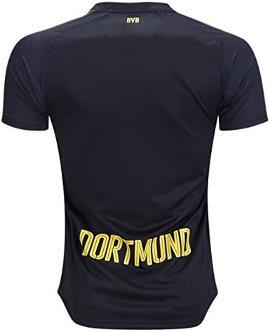 BORUSSIA DORTMUND AWAY 17/18 Soccer Jersey Men's Color BLACK Size L