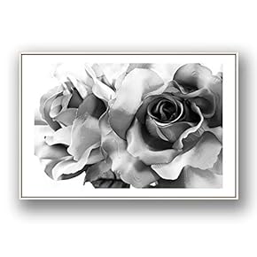 Framed for Living Room Bedroom Rose Flowers for