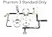 Fstop Labs Replacement for DJI Phantom 3 Standard Gimbal Yaw, Roll Arm, Ribbon Cable, Screw