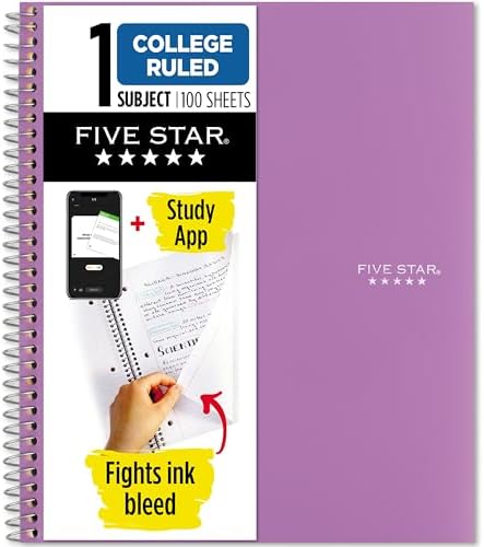 Pen + Gear 3 Pack Poly 1-Subject Notebook Writing Journal - Wide