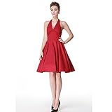 Heroecol® 50s 60s Monroe Style V Neck Vintage Retro Swing Dress