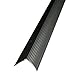 M-D Building Products 43878 M-D Fluted Stair Edging, 36 In L W X 1-1/8 In H, Aluminum, Pewter, Pack of 1, 3 Foot