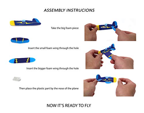 SNInc. Flying Glider Plane Assortment for Kids Prizes and Party Favors Bulk Pack of 72 Foam Airplane Glider Planes