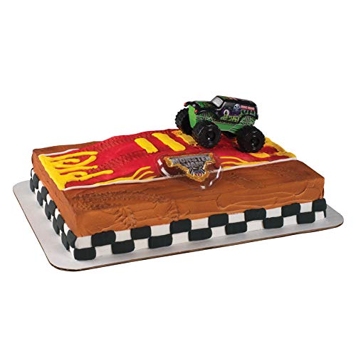 Monster Jam Grave Digger Truck Cake Topper