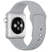top4cus Apple Watch Band 38mm Soft Silicone Replacement Sport Strap iWatch Band for Apple Watch 38mm Model - Small/Medium - Fog