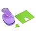 YazyCraft Bear, Star and Ribbon Shaped Paper Hole Puncher, 3 Pack