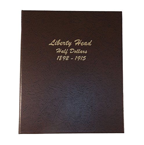 Dansco US Liberty Head Barber Half Dollar Coin Album 1892 - 1915 #7150