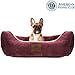 AKC Deluxe Small Dog Bed, Pet Cuddler with High Bolster Wallsthumb 2