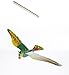 Bird Mobile Wooden Handmade Painting Flying Macaw Hanging Art Decor Porch Garden