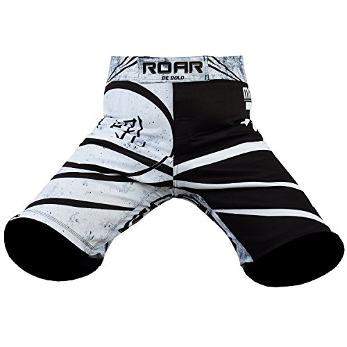 Roar Boxing Mixed Martial Arts MMA Cage Fighting Shorts BJJ Grappling No Gi Wear (Ninja, Small) - Thumbnail 6