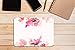 TOP CASE - Floral Reflection Pattern Rubberized Hard Case Compatible Older Generation MacBook Air 13