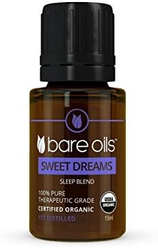 Sweet Dreams Blend Essential Oil Bare Oils 15ml USDA Certified Organic