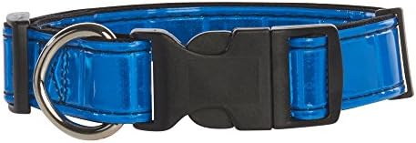 PetNV Medium Blue Reflective Dog Collar - Heavy Duty Waterproof Bright Vibrant Pet Collar for Medium Size Animals