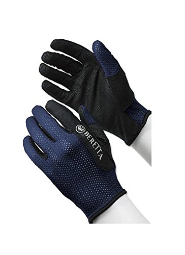 Beretta Men's Mesh Full Finger Shooting Glove, Navy, XX-Large