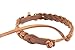 Claddagh Pleated Leather Look Bracelet