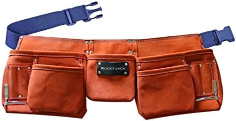 Amazon Exclusive Suede Heavy Duty, 12 Pocket Tool belt AMR-04