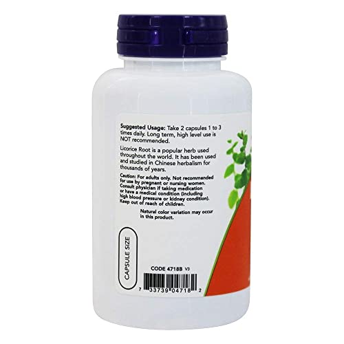 NOW Foods, Licorice Root 450mg 100 CAPS Pricepulse