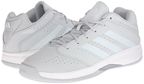 Adidas Performance Men'S Isolation 2 Low Basketball Shoe,White/ Silver/ Black,13 M Us (888170041654)