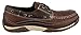 Vionic Men's Eddy Orthotic Leather Casual Moc Toe Boat Shoes Brown (12)