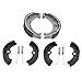 Brake Shoes for Yamaha Kodiak 400 YFM400 1993-1998 Front & Rear by Race-Driven