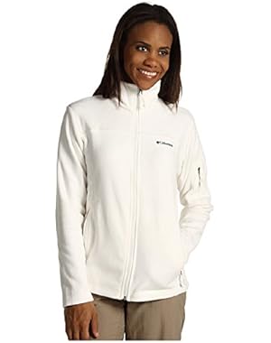 Cool Intervention Women's Fleece Jacket Coat (Large, Ivory)