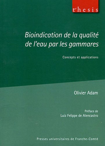 Bioindication de la qualité de l'eau par les gammares