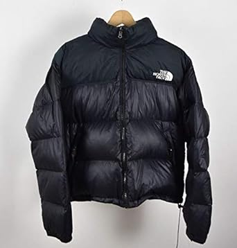 north face black puffa coat