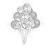 SHIMMER & CONFETTI 15 Pack Large Silver Confetti Balloons. 5 Pieces 36-inch Confetti Balloons, 5 12-inch Confetti Balloons, 5 Metallic Silver Balloons for Christmas, Birthday Party, Bridal Shower