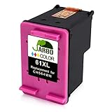 JARBO 61XL Remanufactured for HP 61 61 XL Ink Cartridge, 1 Color, with Ink Level Display for Envy 4500 5530 5534 Deskjet 1000 1512 2540 3050 Officejet 4630