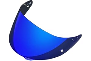 BSTOP K1 Face Shield Uv-Protected for AGV K1, K1S, K3SV, K5, K5S Helmet Shield Visor Windshield (Revo Deep Blue-Day use only)