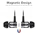 Picun H6 Bluetooth Headphones Wireless with Microphones Sports Earbuds for Running Magnetic, Sweatproof Earbuds IPX4, CSR Bluetooth 4.1 for Phone / Android Workout Headphones Wireless (Black)