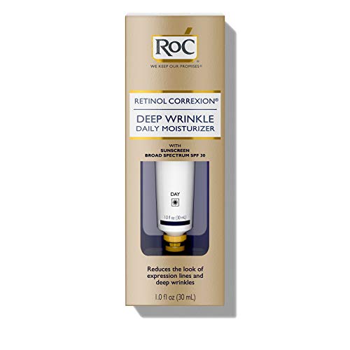 Crema Hidratante Diaria RoC Retinol Correxion Para Arrugas Profundas - 38 Ml Con SPF 30